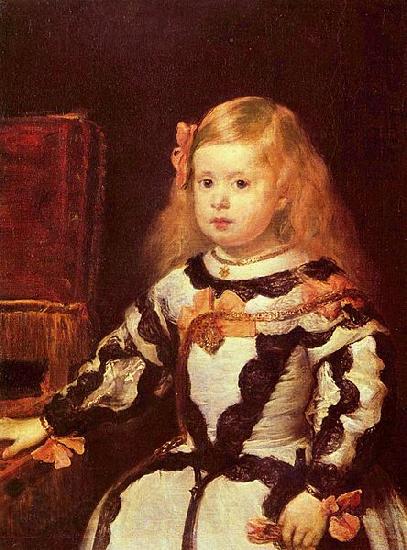 Diego Velazquez Portrat der Infantin Maria Margarita Spain oil painting art